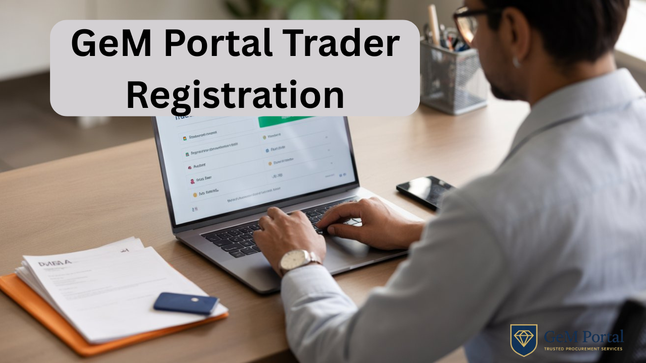 GeM Portal Trader Registration कैसे करें | GeM Seller Account Setup | Complete Online Guide