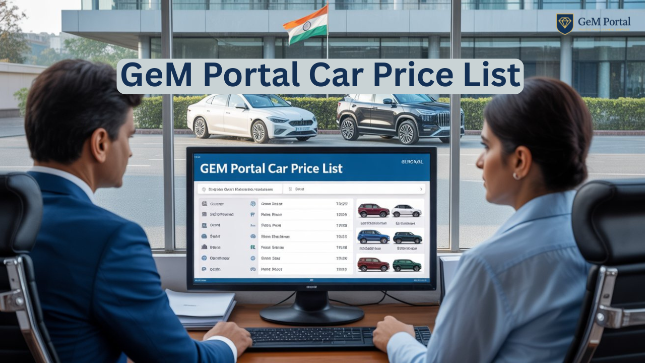 GeM Portal Car Price List | Government Vehicle Rates | Buyer and Seller Guide